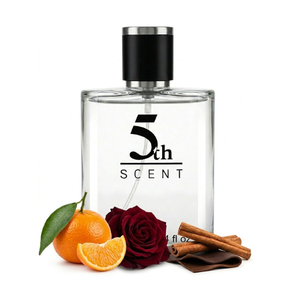 M500 fragrance display with scent ingredients